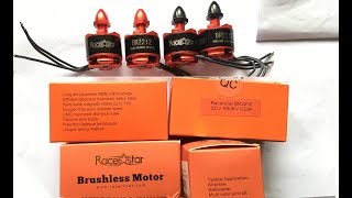 Racerstar Racing Edition BR2212 980KV Brushless Motor From Banggood Unboxing [upl. by Attenor]