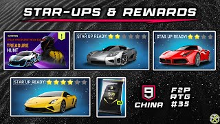 Asphalt 9 CN  Few starups  lots of rewards  F2P RTG 35 [upl. by Alekehs]