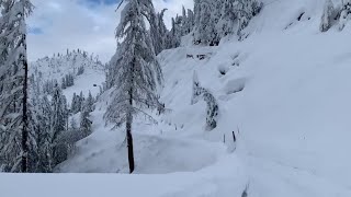 Neve nel Bellunese riaperta la strada per Contrin sommersa da metri di coltre bianca [upl. by Notgnillew]