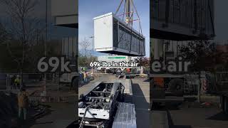 69k in the air trucking heavyhaul crane heavyhaullife rock [upl. by Eelra]