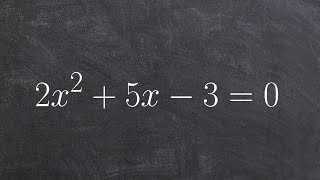 How to solve a quadratic equation [upl. by Howund581]