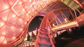 TRON Lightcycle Power Run front seat onride mounted 4K POV Shanghai Disneyland 2024 [upl. by Callista440]