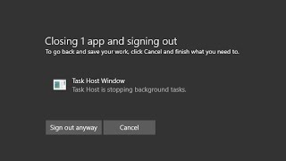 How I Fixed Windows Task Host is Stopping Background Tasks Issue [upl. by Wun157]