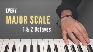 All 12 Major Scales  Just the Fingerings [upl. by Cindy]