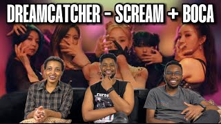 Our Reaction To Dreamcatcher드림캐쳐 Scream  BOCA MVs [upl. by Molly]