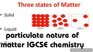 Particulate nature of matter IGCSE chemistry complete revision notes [upl. by Nayb]