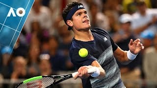 Simon v Raonic match highlights 3R  Australian Open 2017 [upl. by Nire]