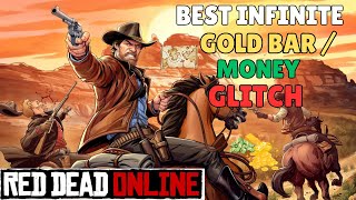 INFINITE GOLD BAR GLITCH RDR2 ONLINE  Red Dead Redemption 2 Online Money Hack 2024 [upl. by Ariahay]