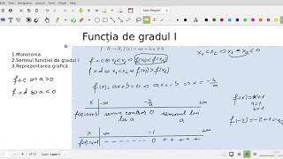 Functia de gradul I  clasa a IXa [upl. by Grimaud]