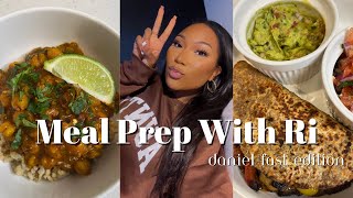 MEAL PREP W RI  DANIEL FAST EDITION  RECIPES amp GROCERY LIST PROVIDED [upl. by Hailat]