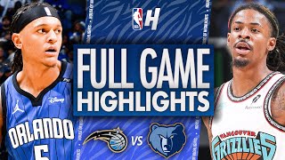 Orlando Magic vs Memphis Grizzlies  Full Game Highlights  October 26 202425 NBA Season [upl. by Nitsug264]