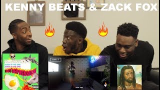 KENNY BEATS amp ZACK FOX FREESTYLE Jesus is the one amp Depression Reaction [upl. by Wilek471]