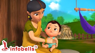 Edavaku Edavaku Baby Songs  Telugu Rhymes for Children  Infobells [upl. by Randy]