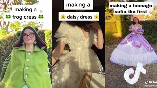 Making a dress✨tik tok DIY  sewing💫👗crafts compilation [upl. by Yadroc]