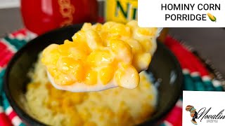 CORN KERNEL🌽 PORRIDGE RECIPE 🇬🇭ABUROO RICE WATER EKWOAGBEMI  HOMINY CORN PORRIDGE🌽 [upl. by Emyle721]