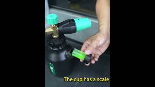 Why does the PA foam sprayer have a side opening？cardetailling foamsprayer [upl. by Donatelli493]