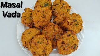 ಮಸಾಲ್ ವಡೆ  ಆಂಬೊಡೆ ಮಾಡುವ ವಿಧಾನ  Masala vada Recipe  Crispy masala vada recipe in Kannada [upl. by Inail72]