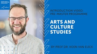 PreMaster Arts and Culture Studies  Introduction video [upl. by Erdnua]