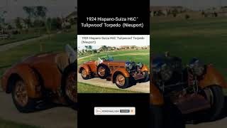 1924 HispanoSuiza H6C Tulipwood Torpedo Nieuport [upl. by Yznyl951]