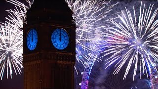 London Fireworks 2016  New Years Eve Fireworks  BBC One [upl. by Lavina711]