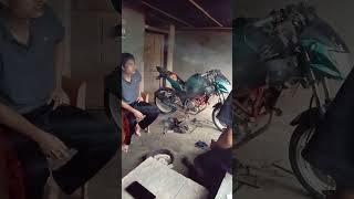 Service motor di rumah pelanggan shorts kitoajo [upl. by Eet]