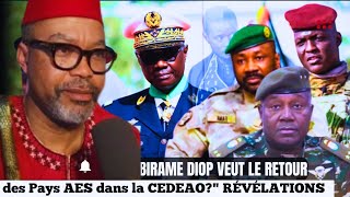 Le Général Birame Diop Force le Retour des Pays de lAES dans la CEDEAO  Révélation [upl. by Arikahc343]