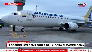 🔴LLEGARON LOS CAMPEONES DE LA COPA SUDAMERICANA 🏆 [upl. by Lemar139]