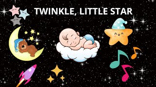 Brilha brilha estrelinha  Música de ninar Twinkle twinkle little star para bebê dormir [upl. by Pratte]