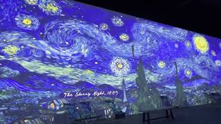 The Starry Night Va Gogh Immersive Experience Raleigh NC [upl. by Juster121]