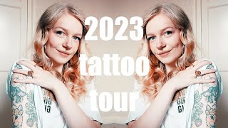 My 2023 tattoo tour [upl. by Acinorehs]