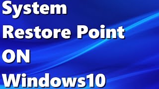 How to Create System Restore Point on Windows 10 ✔ [upl. by Flem]