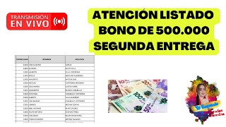 ✅Listado de beneficiarios ayuda de 500000 ver🟢👉 [upl. by Zacarias275]