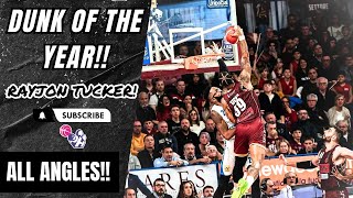 Rayjon Tucker DUNK OF THE YEAR ALL ANGLES 202324  Italy Serie A  Reyer Venezia [upl. by Aihsiek]