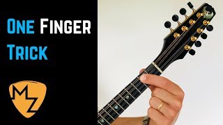 Mandolin Chord  One Finger Chord Trick  Lesson [upl. by Kermie]