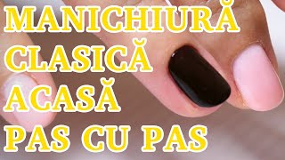 Cum sa realizezi o manichiura clasica acasa 💅 Nails by Cupio 🎥 [upl. by Andert968]