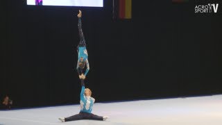 Schokubayeva Kovalenko  Kazakhstan  Mixed Pair  Balance  Sachsenpokal Riesa 2012 [upl. by Lyndsey]