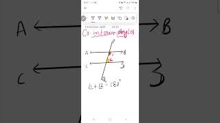 Co Interior Angles [upl. by Claudell]