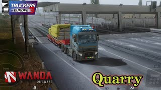 Truckers Of Europe 3  Airolo To Quarry 2  Ninjafrontline gaming trending truck [upl. by Hpesoj]