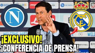 ANTES DEL NAPOLI X REAL MADRID ¡MIRA LO QUE DIJO EL ENTRENADOR DEL NAPOLI [upl. by Eirod62]