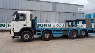 Volvo FM360 8x2 Rear Lift Beavertail Plant Lorry Hydraulic Ramps Winch Reverse Camera [upl. by Curr]