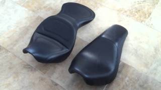 Saddlemen Seat vs Harley Stock Seat [upl. by Naelcm850]