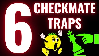 6 CHECKMATE TRAPS that Happened in REAL GAMES  Chess Opening Tricks to Win Fast [upl. by Riocard357]