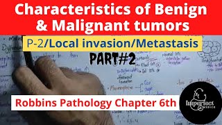 Characteristics of Benign and Malignant NeoplasmsP2Local invasion Metastasispathologyneoplasia [upl. by Enneire]