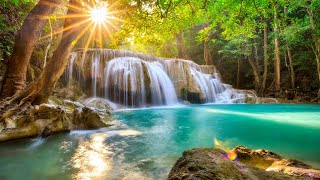 relaxing sleep music for babies with nature sounds waterfall sounds soothing music for babies [upl. by Emorej]