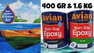 Cara Pemakaian EPOXY amp APA itu EPOXY  How to Use amp What is AVIAN EPOXY Non Sag Epoxy 2 komponen [upl. by Ahsirat]