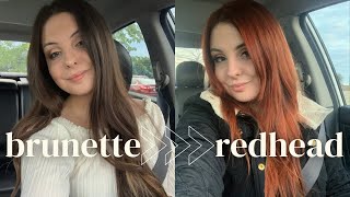 Brunette to Copper Hair at Home My Exact Formula [upl. by Aenal]