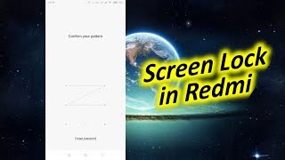 How to Set Pattern Lock in Redmi Note 5 [upl. by Nim]