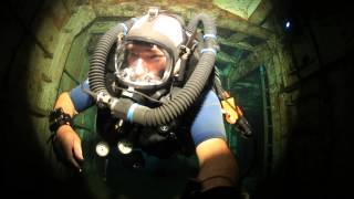 USS Kittiwake video tour inside the wreck [upl. by Marty]