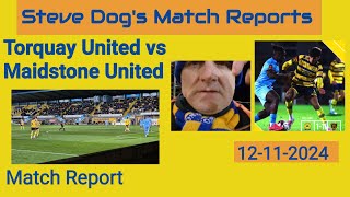 Torquay United vs Maidstone United [upl. by Caralie470]