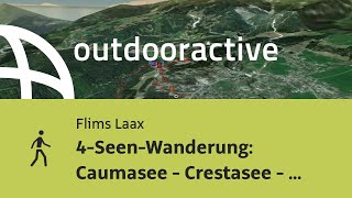 Wanderung in Flims Laax 4SeenWanderung Caumasee  Crestasee  Felsbachschlucht [upl. by Longawa]